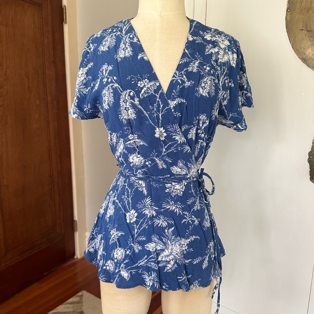 Anthropologie Wrap Top